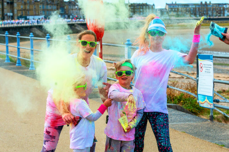 Morecambe Colour Dash 2023 event 1