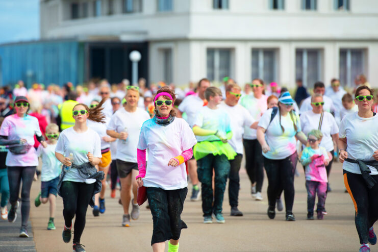 Morecambe Colour Dash 2023 event 2