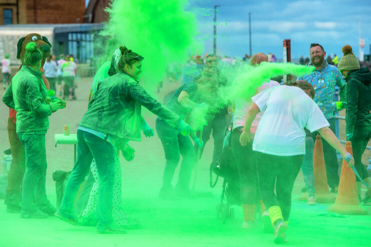 Morecambe Colour Dash 2023 event 3