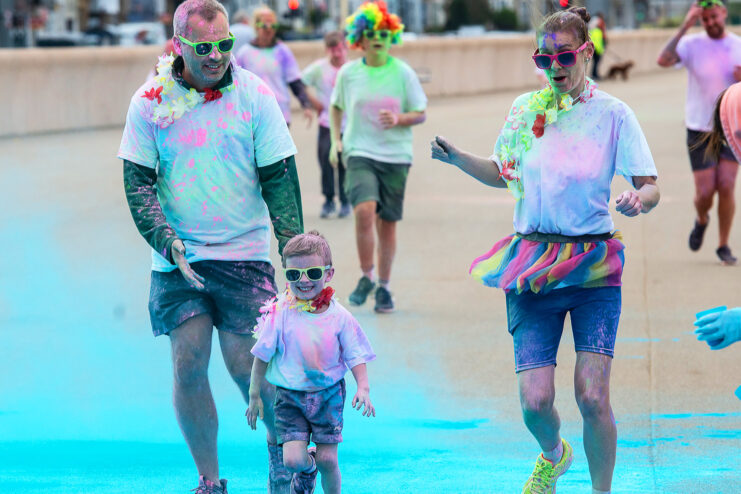 Morecambe Colour Dash 2023 event 5