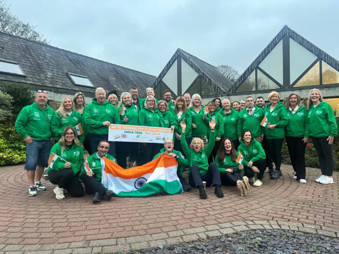The 2024 Trekking Team setting off to India from St John's Hospice